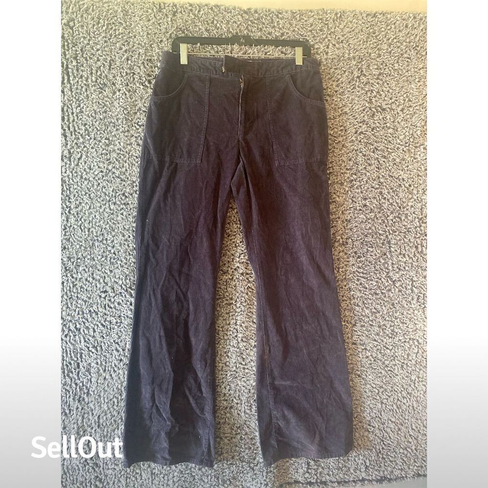 Gap Women's Flare Jeans Size 10 Blue Dark Wash Retro Y2K Style